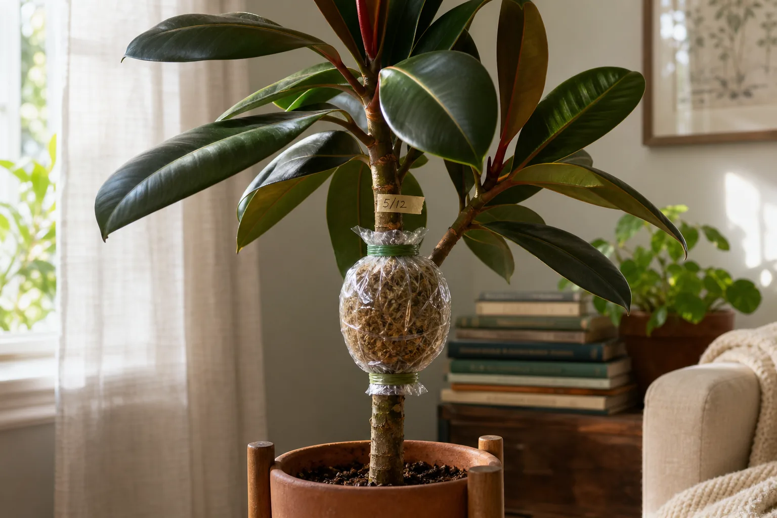 Photo for guide: Air layering for houseplants: when to use it and how to do it