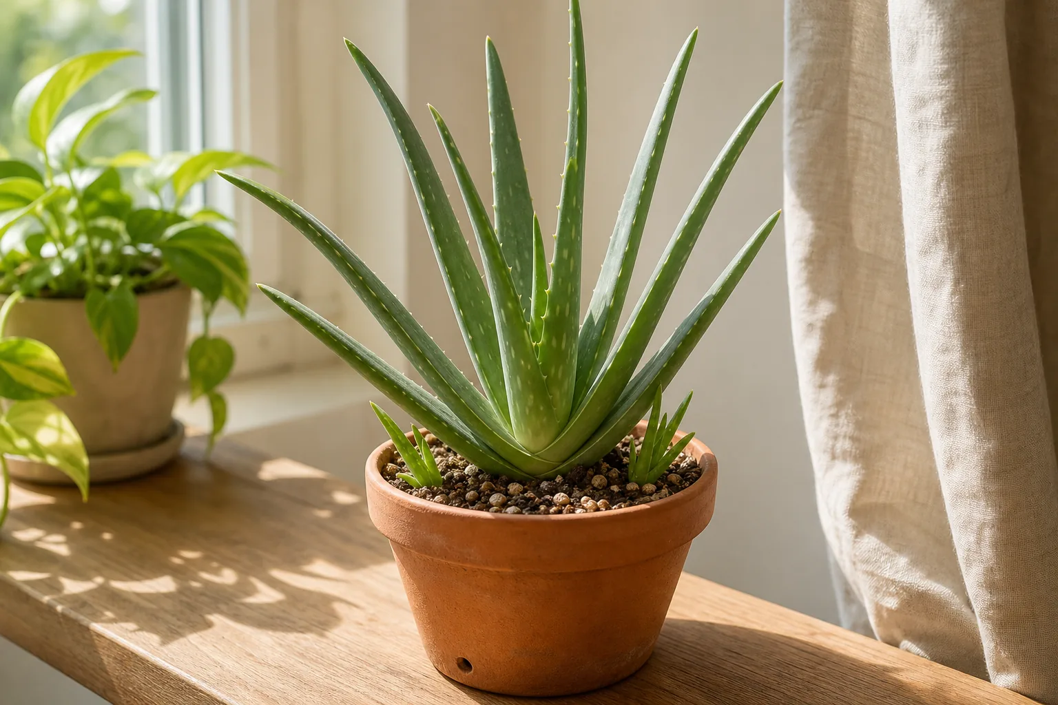 Photo for guide: Aloe vera as an indoor houseplant: what it actually needs
