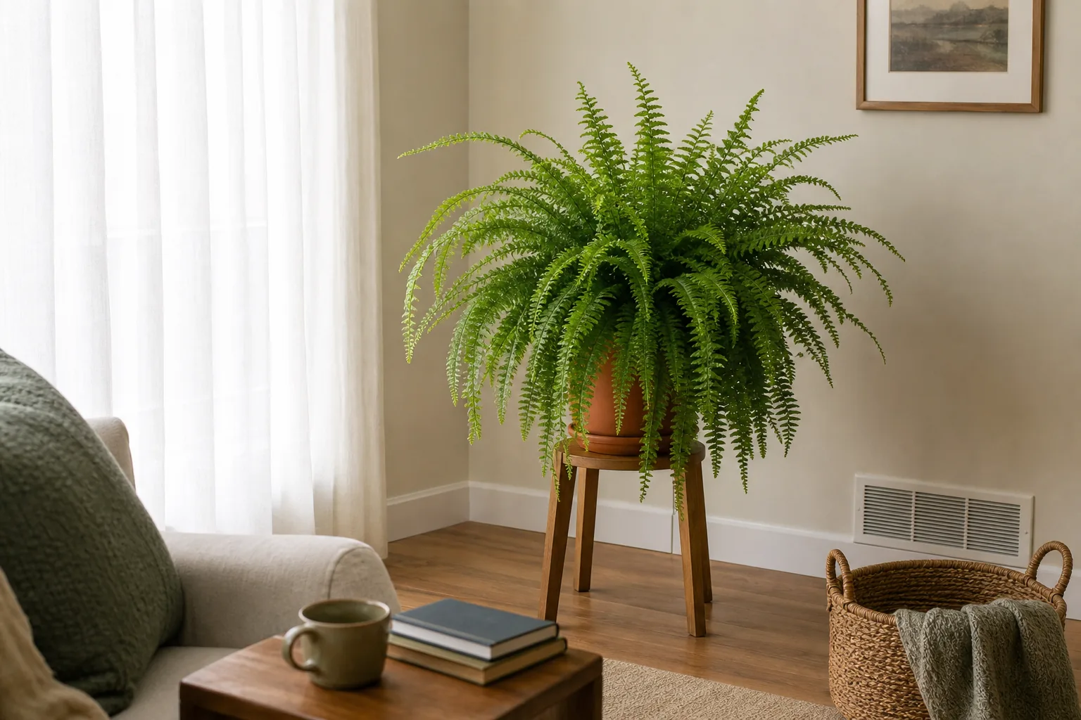 Photo for guide: boston fern care indoors: a calm, observation-first guide for real homes