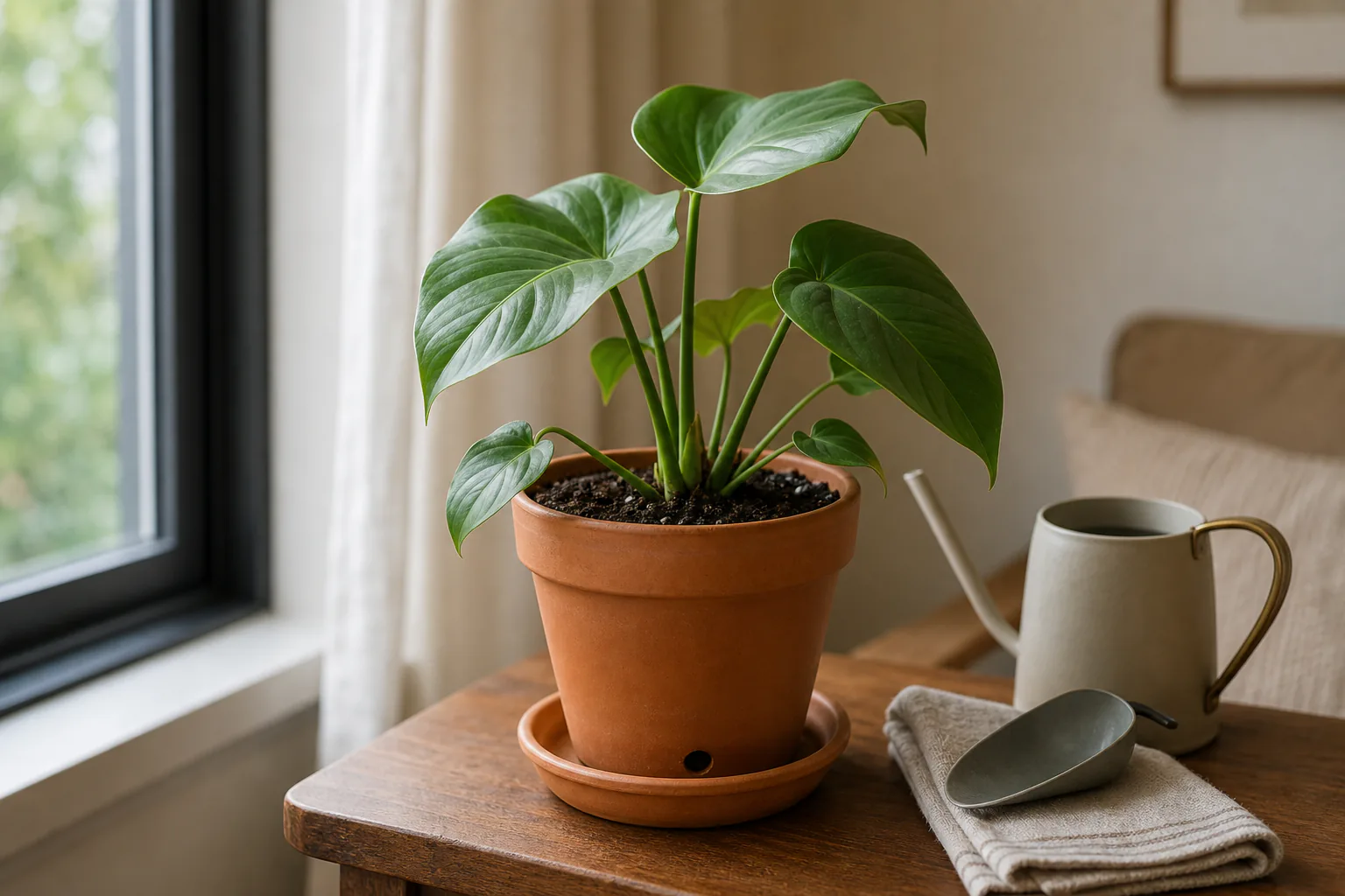 Photo for guide: What to do after repotting a houseplant