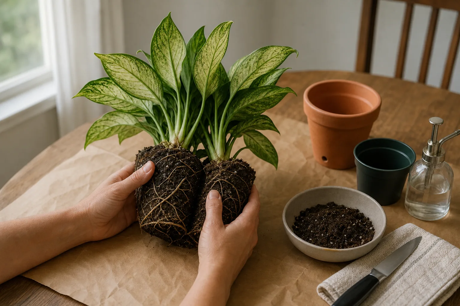 Photo for guide: How to divide a houseplant without killing the original