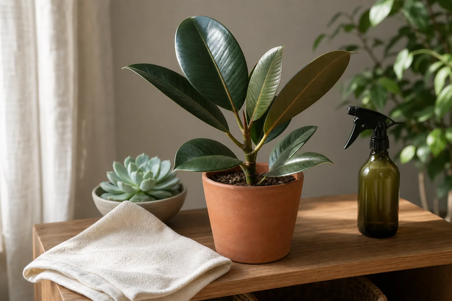 Photo for guide: Are leaf shine products worth buying for houseplants?