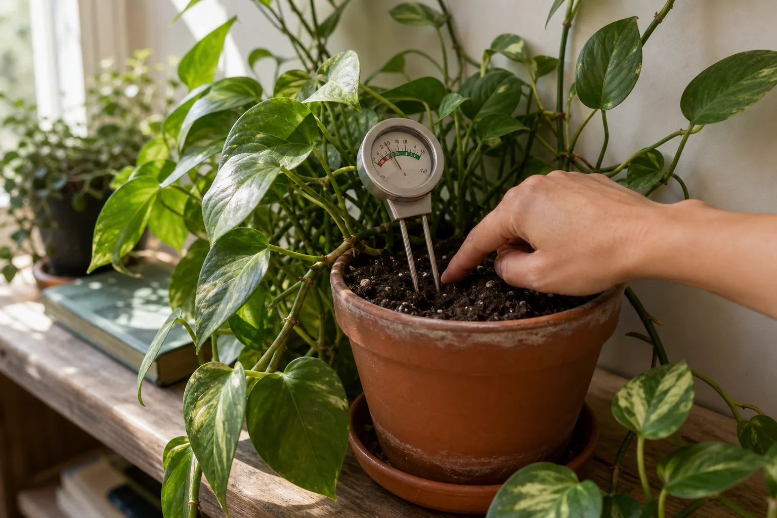 Photo for guide: Do moisture meters work for houseplants?