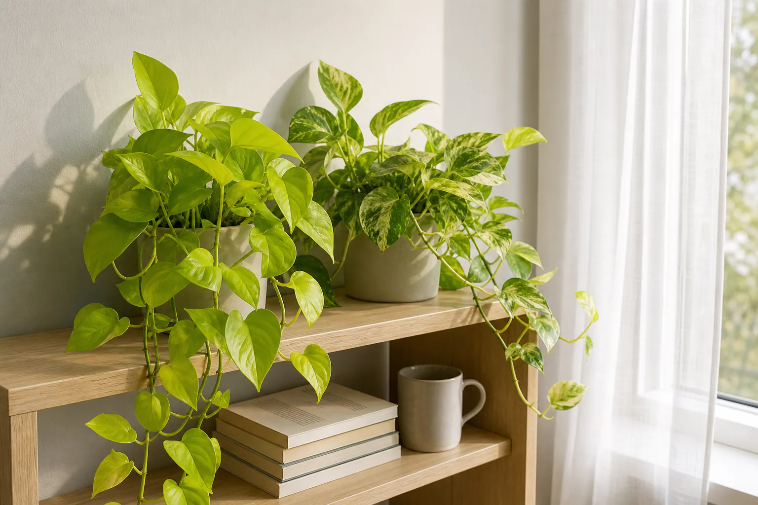 Photo for guide: Pothos care: how to read your room, water by feel, and tell surviving from thriving