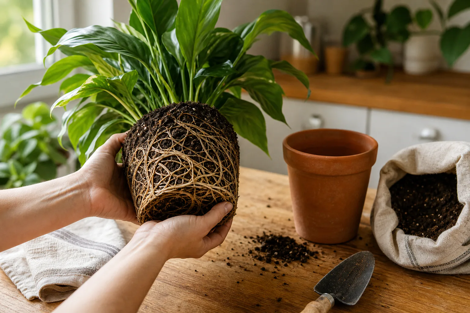 Photo for guide: Signs your houseplant is root bound, and what to do next